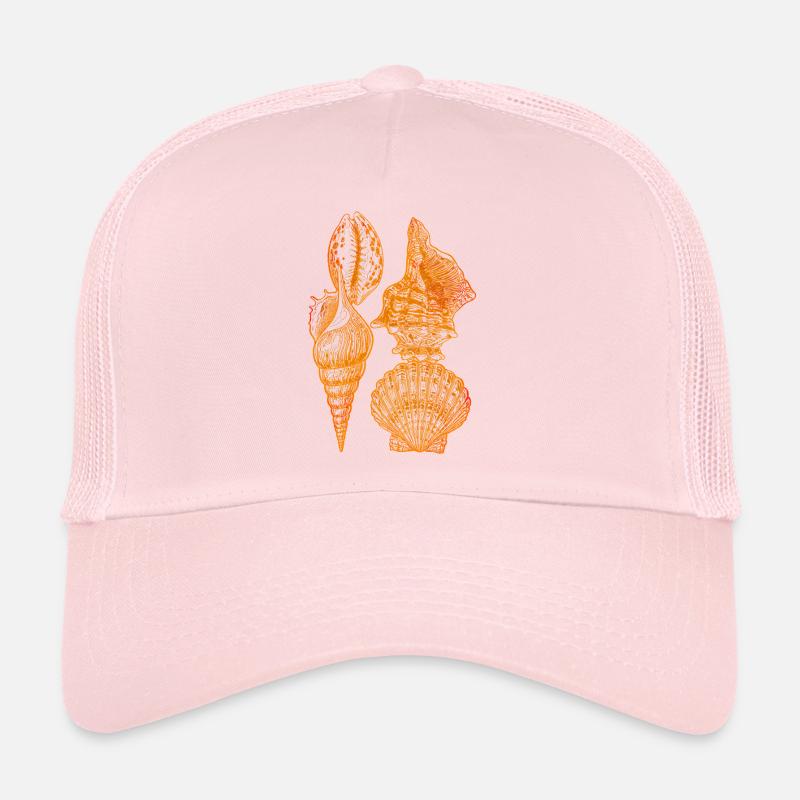 Mollusques bivalves Casquette trucker 
