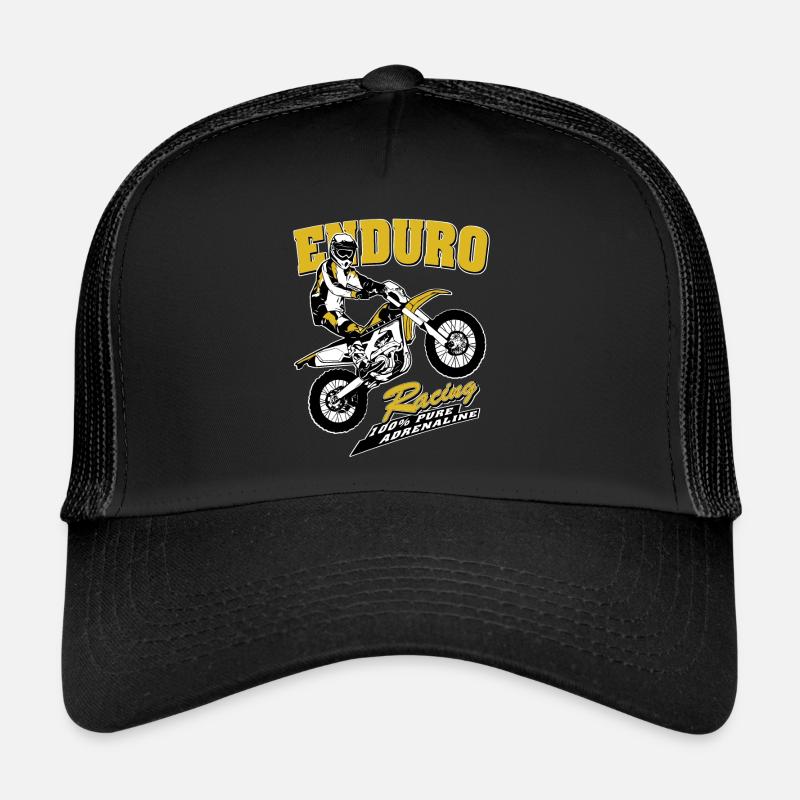 Enduro Offroad - Trucker Cap - black/black