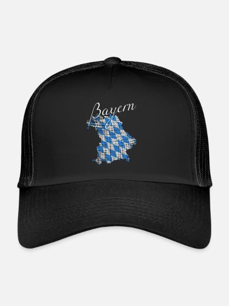 Bayern - Trucker Cap - Schwarz/Schwarz