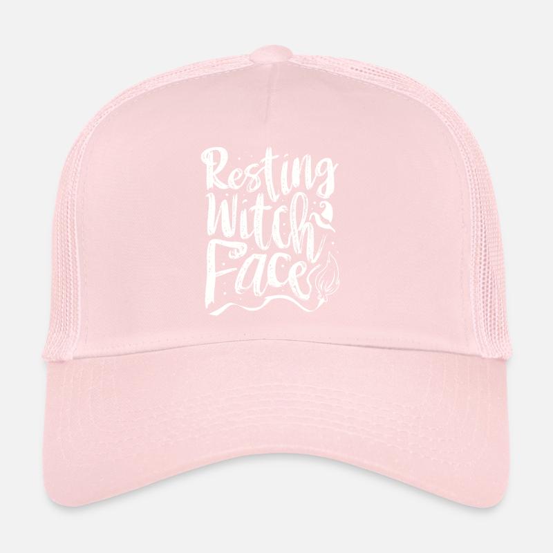 Halloween Funny Resting witch face Trucker Cap