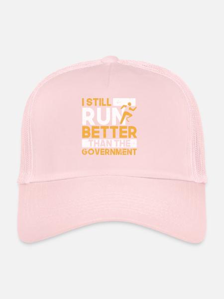 Amputé Humour amputé drôle - Casquette trucker  - rose pâle - Devant