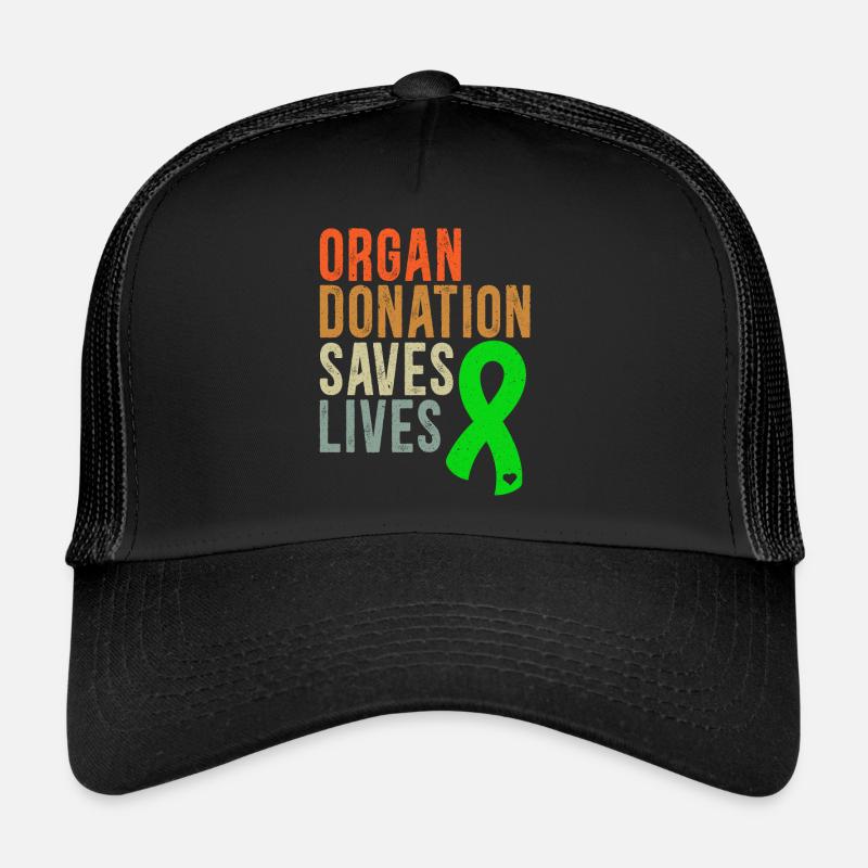 Organspende Rettet Leben Organspender Trucker Cap