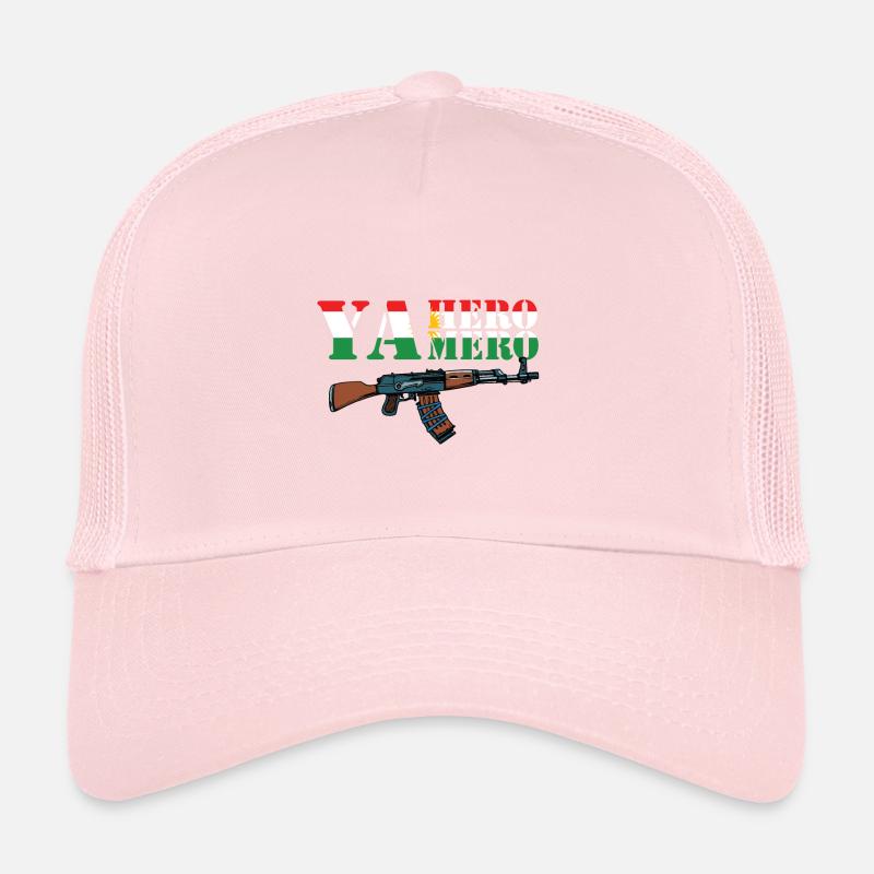 Drapeau du Kurdistan Yamero Yahero Kurde Meme Casquette trucker 