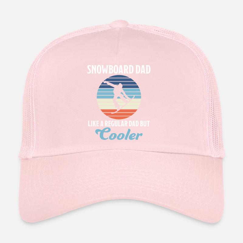 Snowboard Dad Funny Saying Snowboarding Gift Trucker Cap