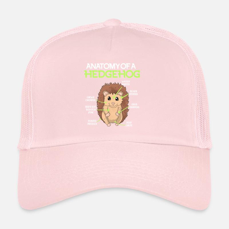 Anatomy of a hedgehog Trucker Cap