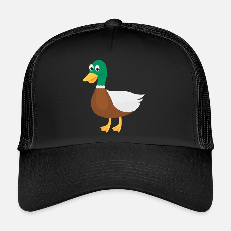 Canard - Casquette trucker  - noir/noir