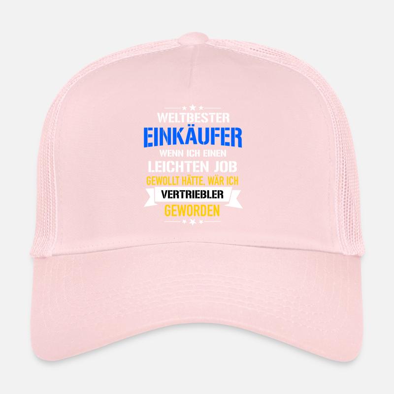Lustiger Spruch Weltbester Einkäufer Vertriebler Trucker Cap