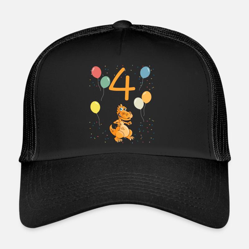 Anniversaire de 4 ans 4 ans Casquette trucker 