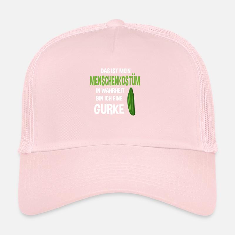 Menschen Kostüm In Wahrheit bin ich eine Gurke Trucker Cap