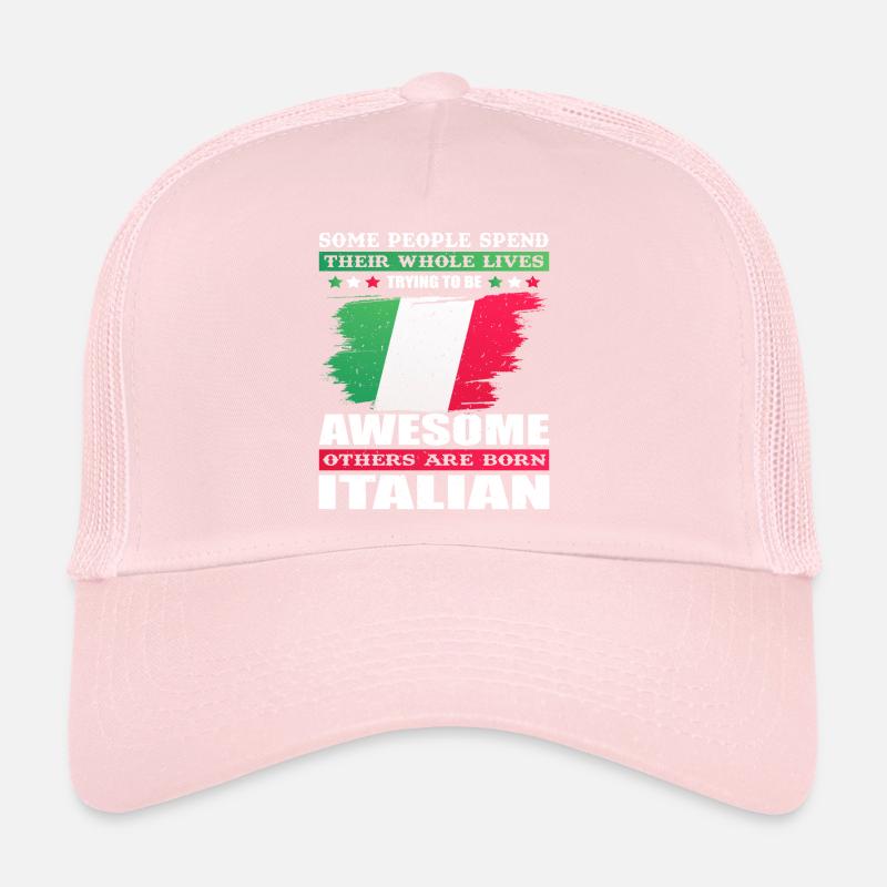 Drapeau italien Casquette trucker 