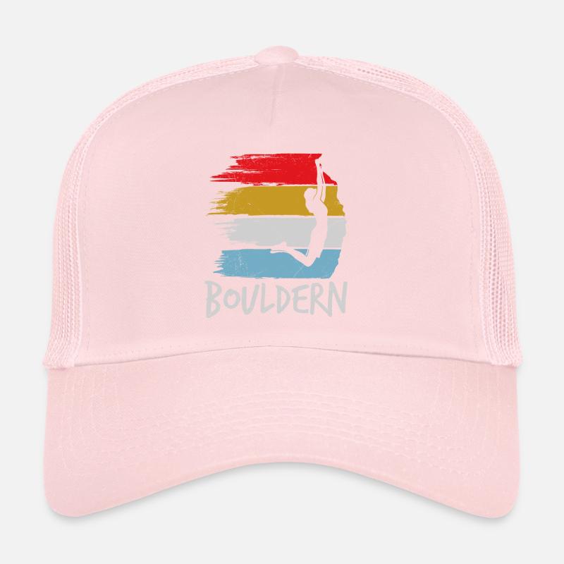 Bouldering Vintage Climbing Hall Boulder Casquette trucker 