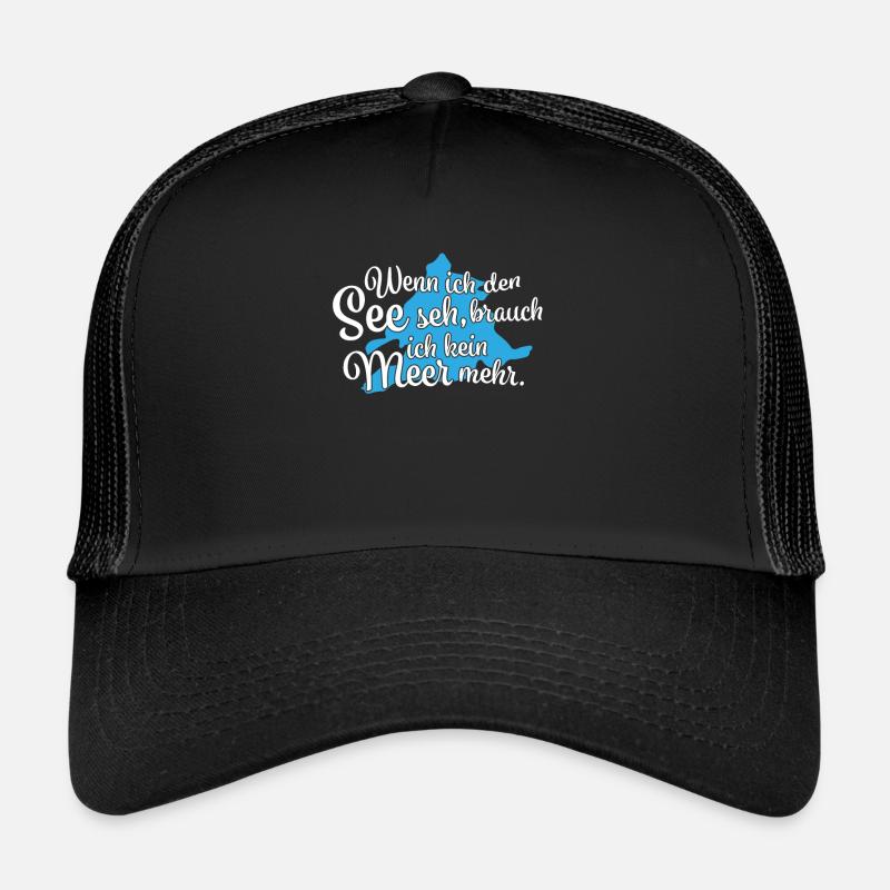 Wenn ich den See seh Walchensee Trucker Cap