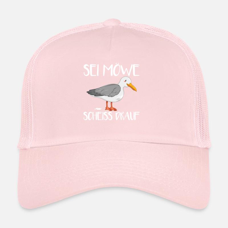 Sei Möwe Scheiss Drauf Ostsee Nordsee Lustiger Trucker Cap