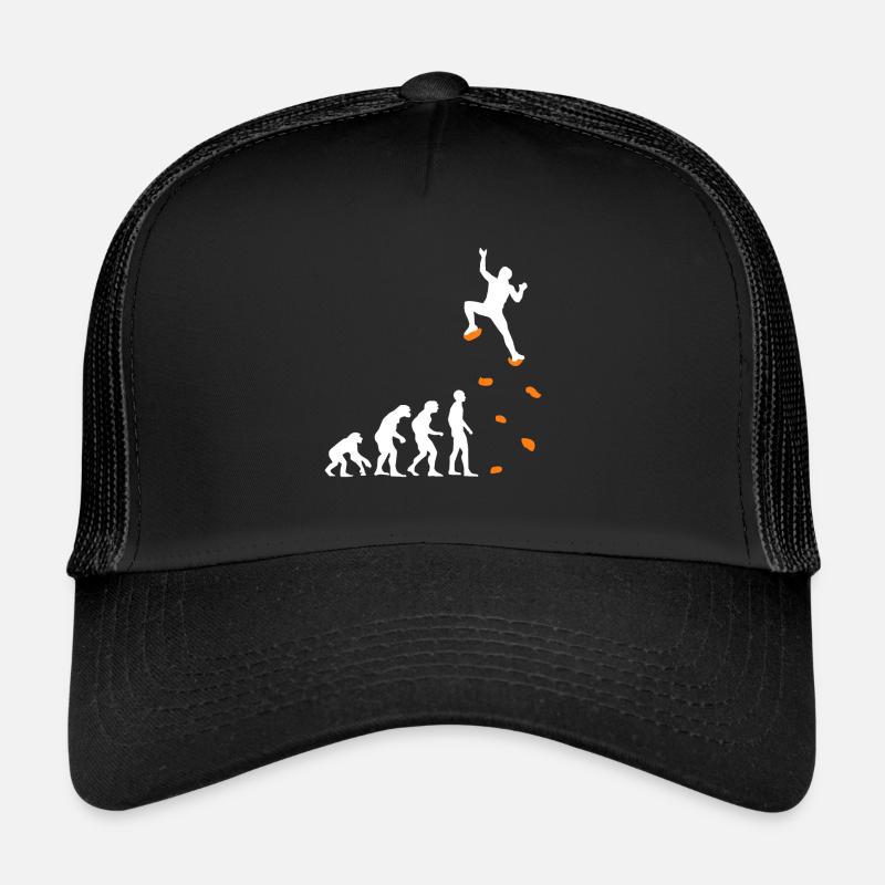 Climbing Evolution Climbing Wall Climbing Bouldering - Trucker Cap - black/black