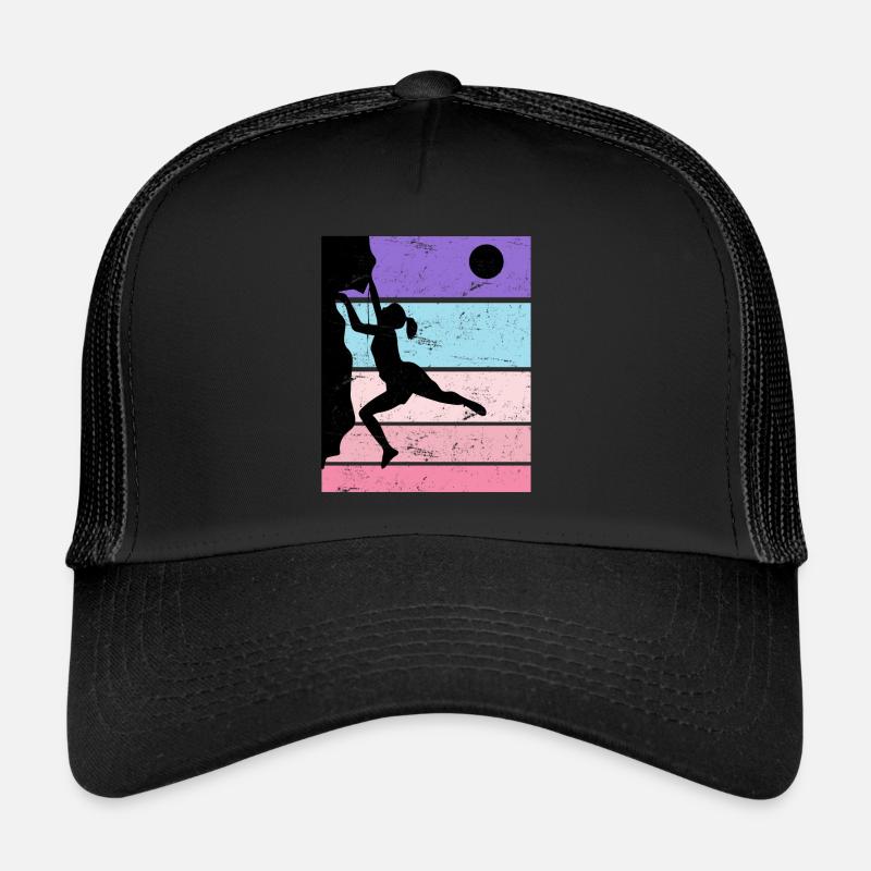 Vinatge Escalade Boulder Kletetrsport Escalade - Casquette trucker - noir/noir