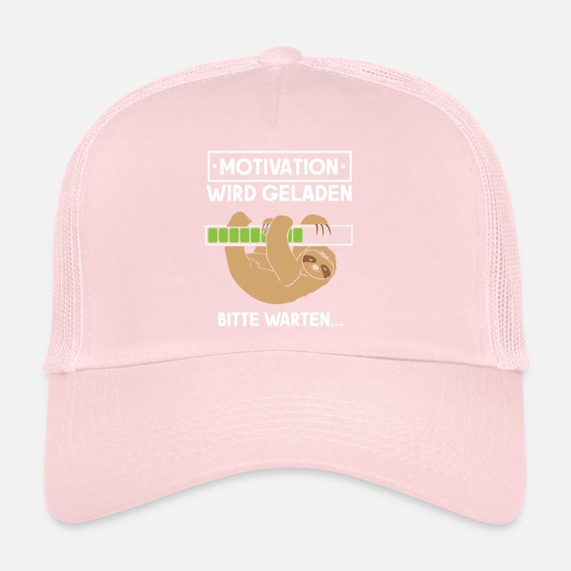 Motivation wird geladen Faultier Trucker Cap
