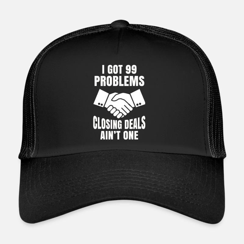 Immobilier Tshirt agent immobilier agent immobilier Casquette trucker 