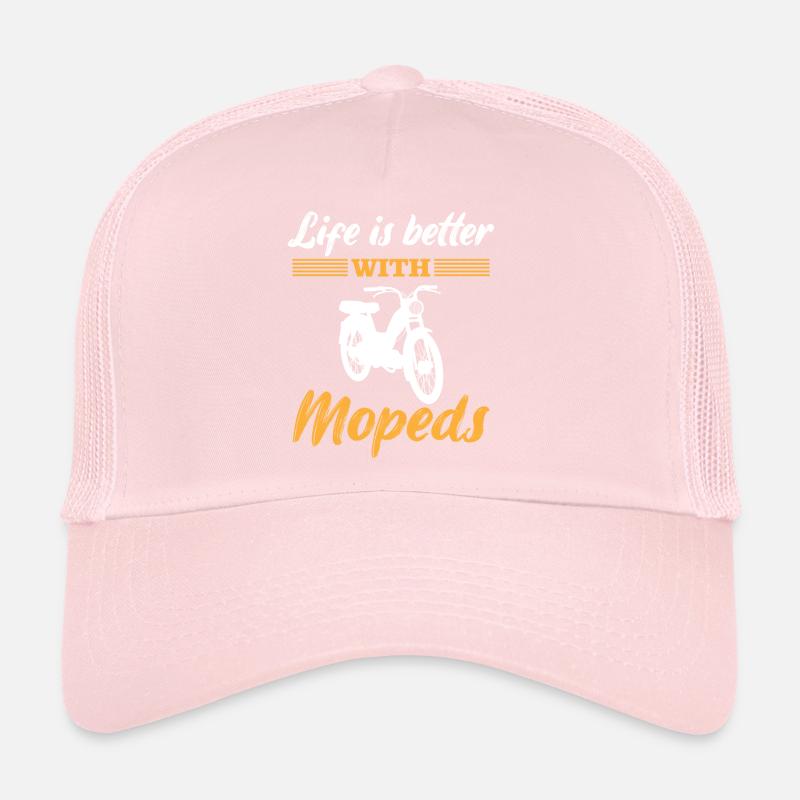 Moped Mopedfahrer Motorroller Spruch Geschenk Trucker Cap