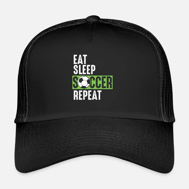 Eat Sleep Soccer Repeat Trucker Cap