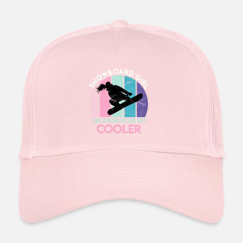 Snowboardeuse Snowboard Girl much plus cool Casquette trucker 