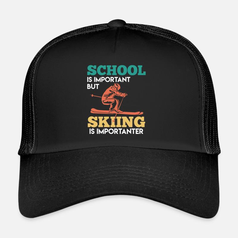 Skieur Age vacances de ski Casquette trucker 