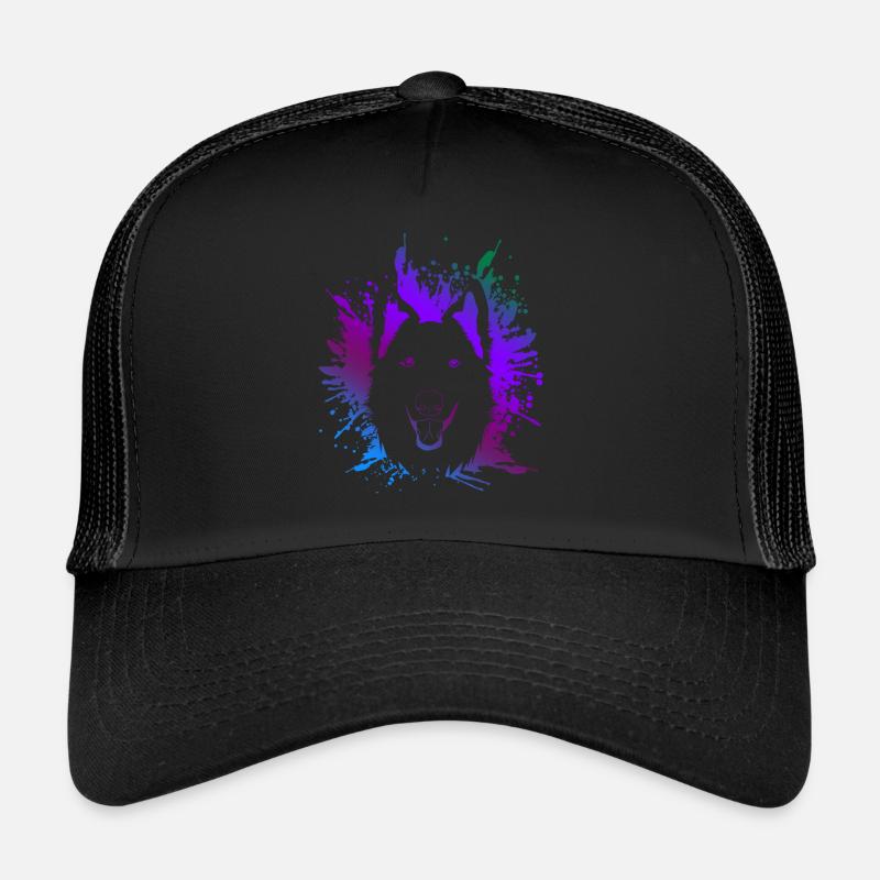 White Shepherd Trucker Cap