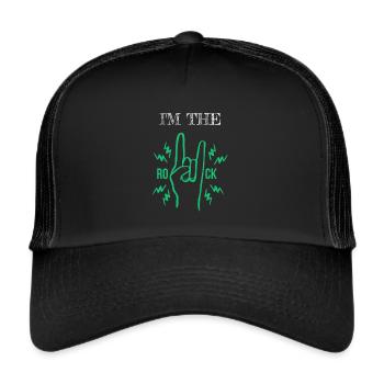 Rock n Roll - Casquette trucker  - noir/noir - Devant