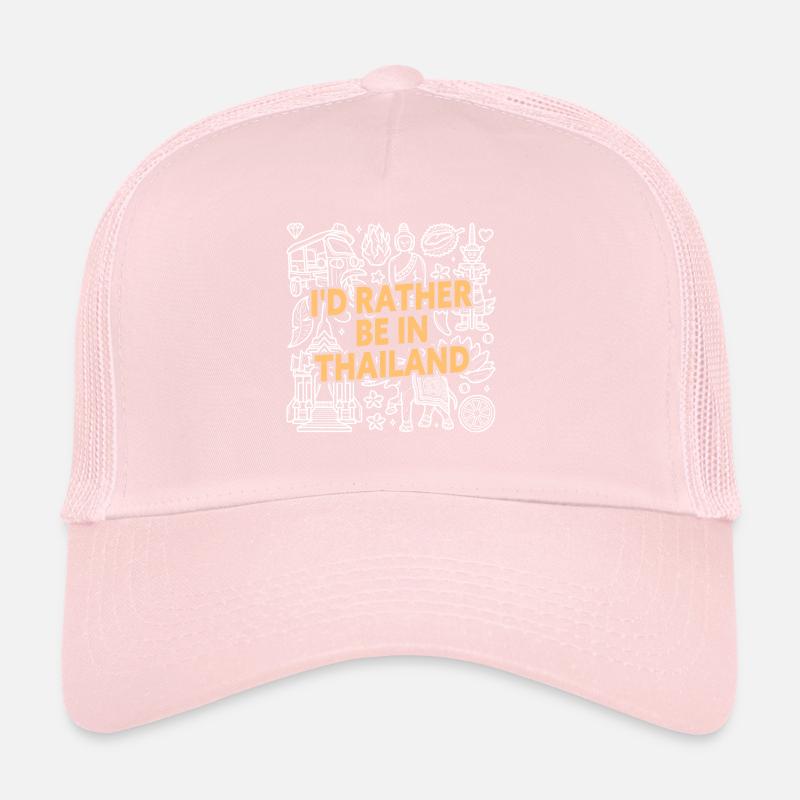 I’d Rather Be En Thaïlande Casquette trucker 