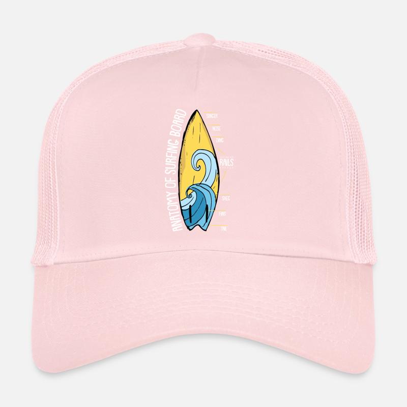 Surf surf surf surf surf planche de surf plage cadeau Casquette trucker 