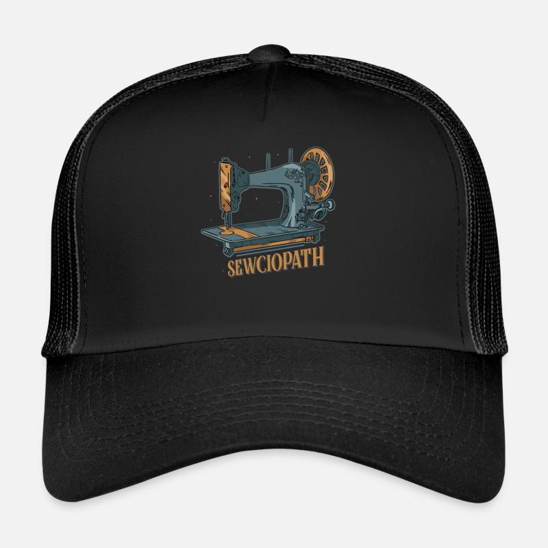 Sewing Sewing Machine Craft Hobby Trucker Cap