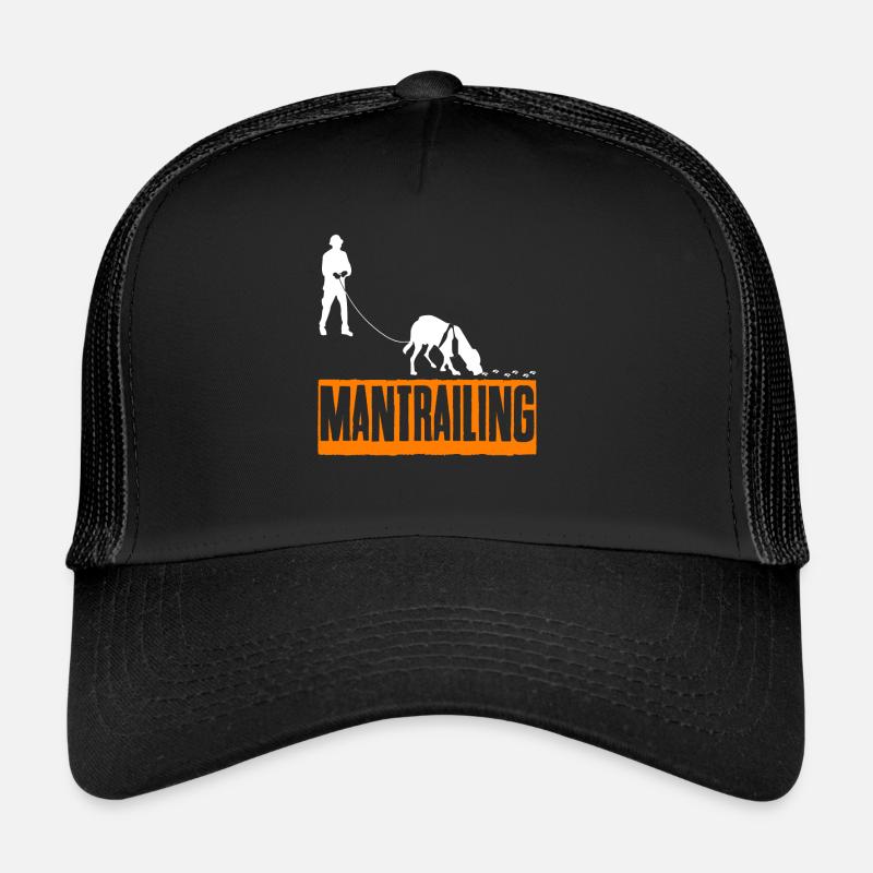 Mantrailing Chien de sauvetage chien traqueur Casquette trucker 