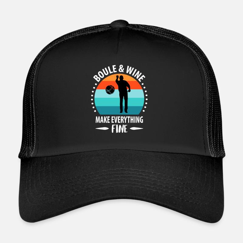 Pétanque Pétanque Pétanque Pétanque Pétanque Casquette trucker 