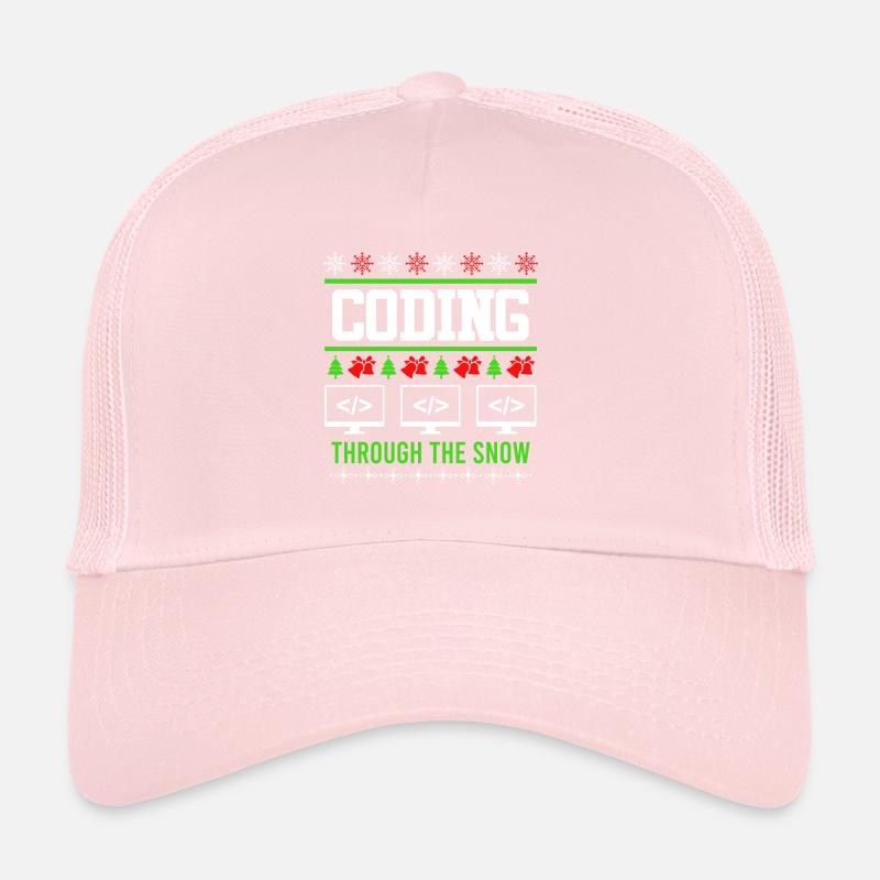 Programmer Christmas Ugly Christmas Coding Trucker Cap