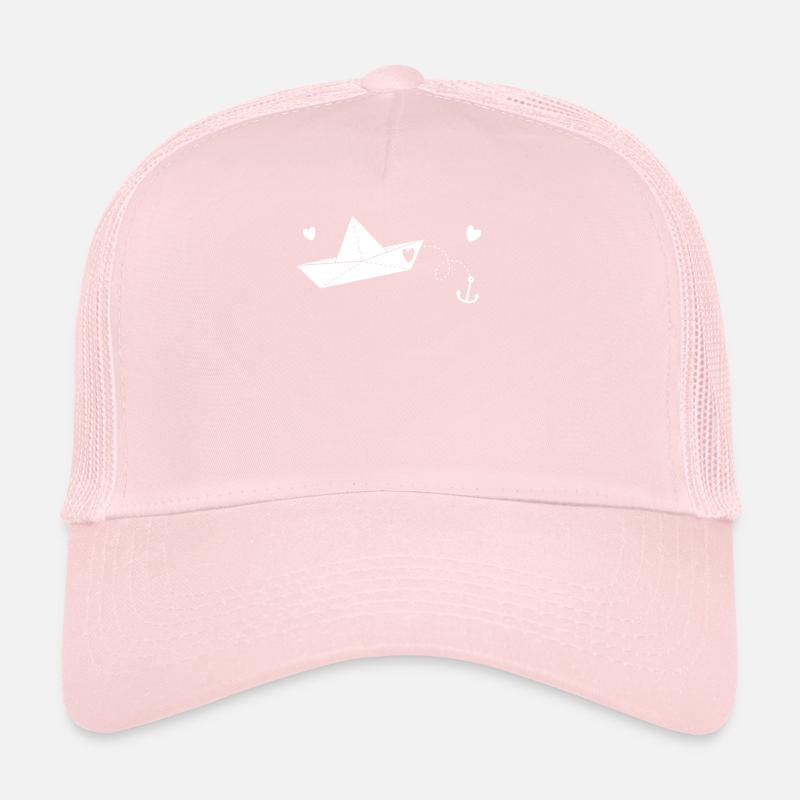 Bateau de papier d'ancre de bateau de papier Casquette trucker 