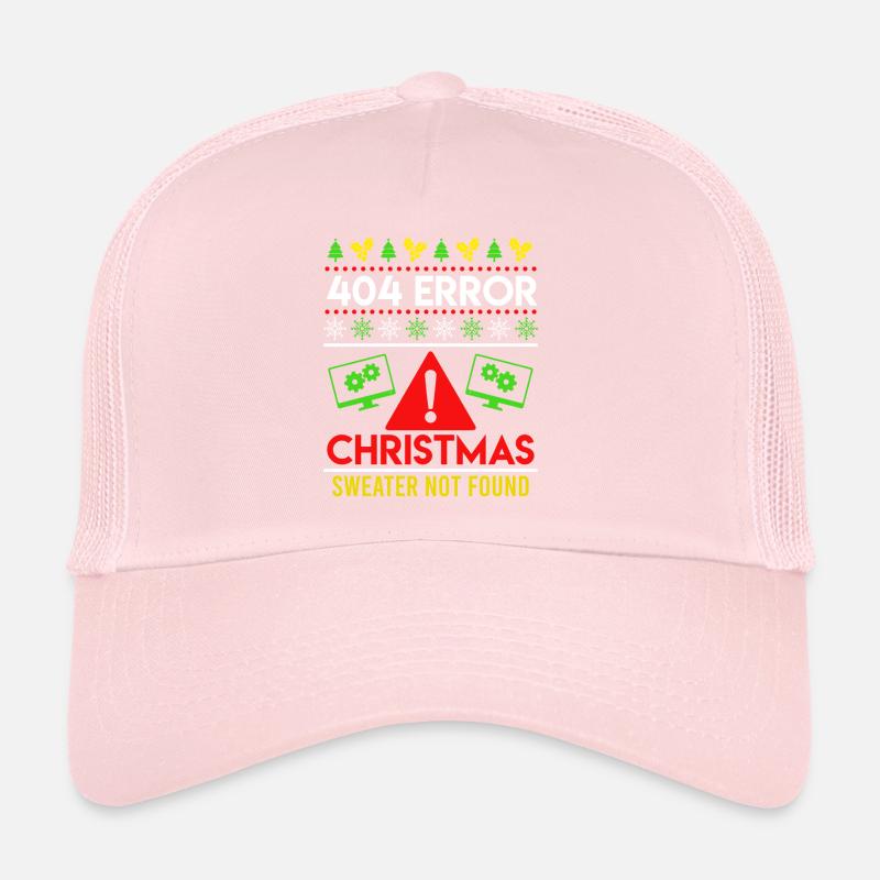Christmas Proverbe 404 Error Sweater not Found Casquette trucker 
