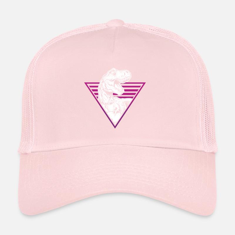 Dinosaurs T Rex Extinct Dinosaurs Vaporwave Casquette trucker 