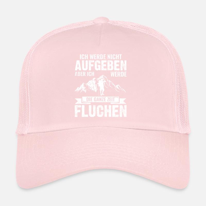 Wandern Trekking Spruch Trucker Cap