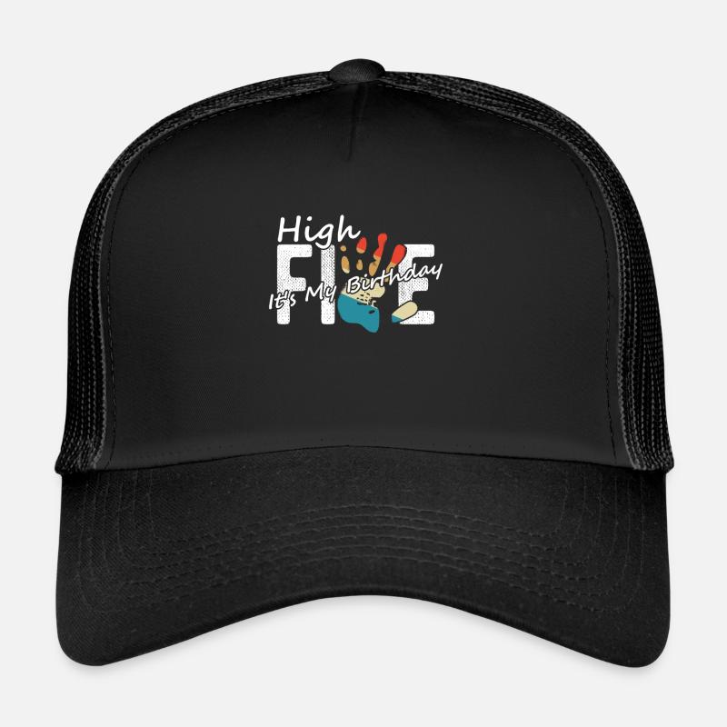 Hi Five Birthday Hi 5 Jahre Geburtstag Geschenk Trucker Cap