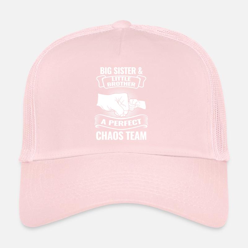Große Schwester & Kleiner Bruder Geschenk Trucker Cap