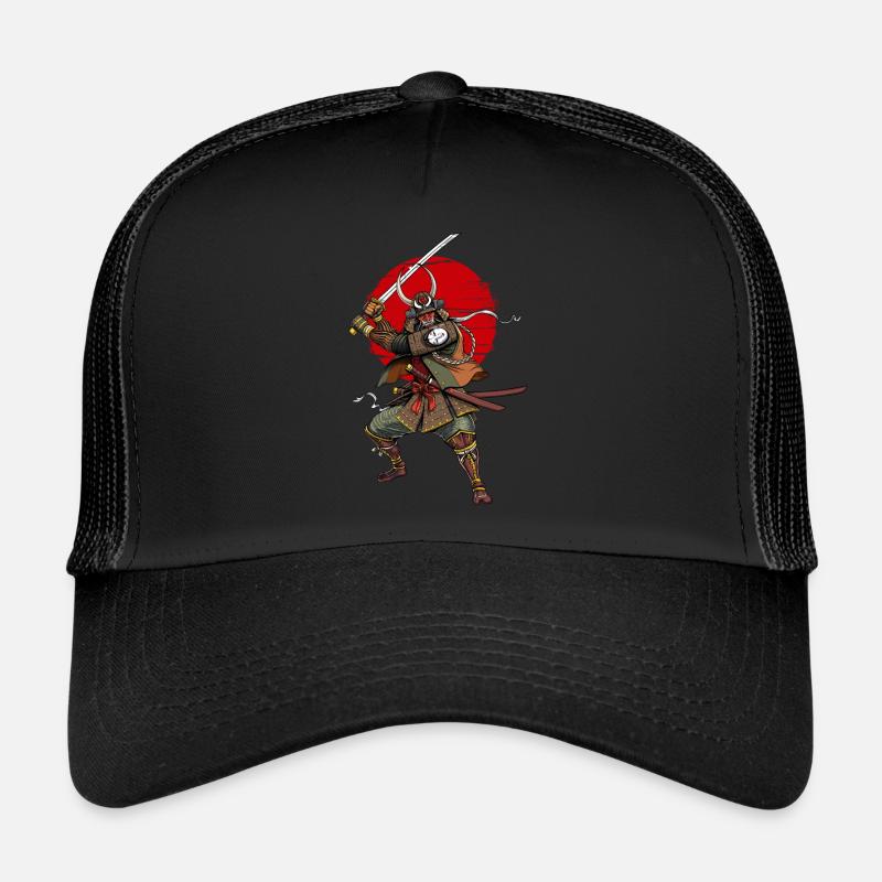 Samurai Krieger Dämon Oni Trucker Cap