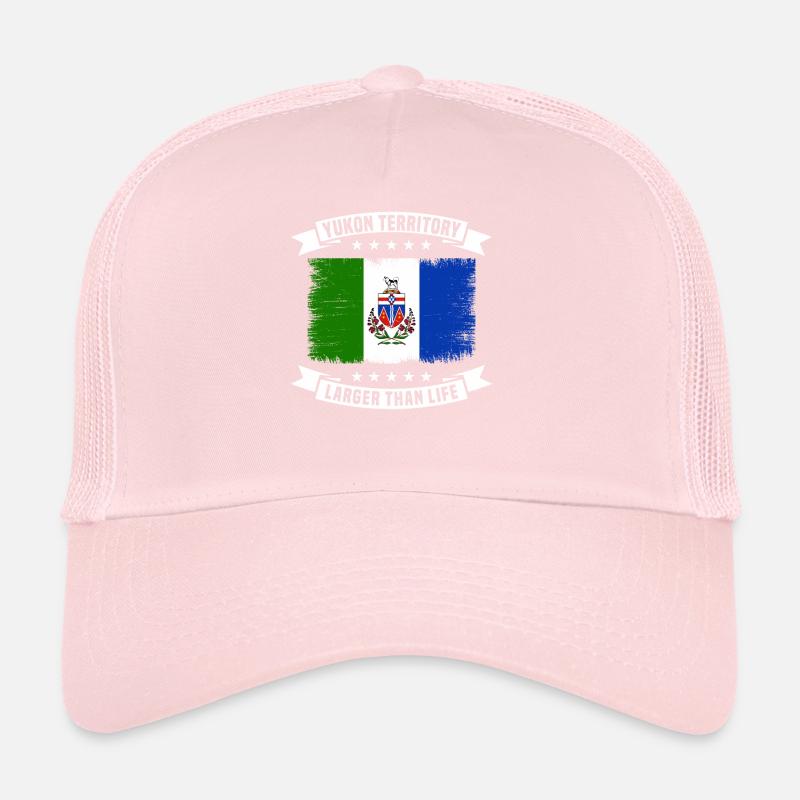Yukon Territory Flag Vintage Retro Trucker Cap