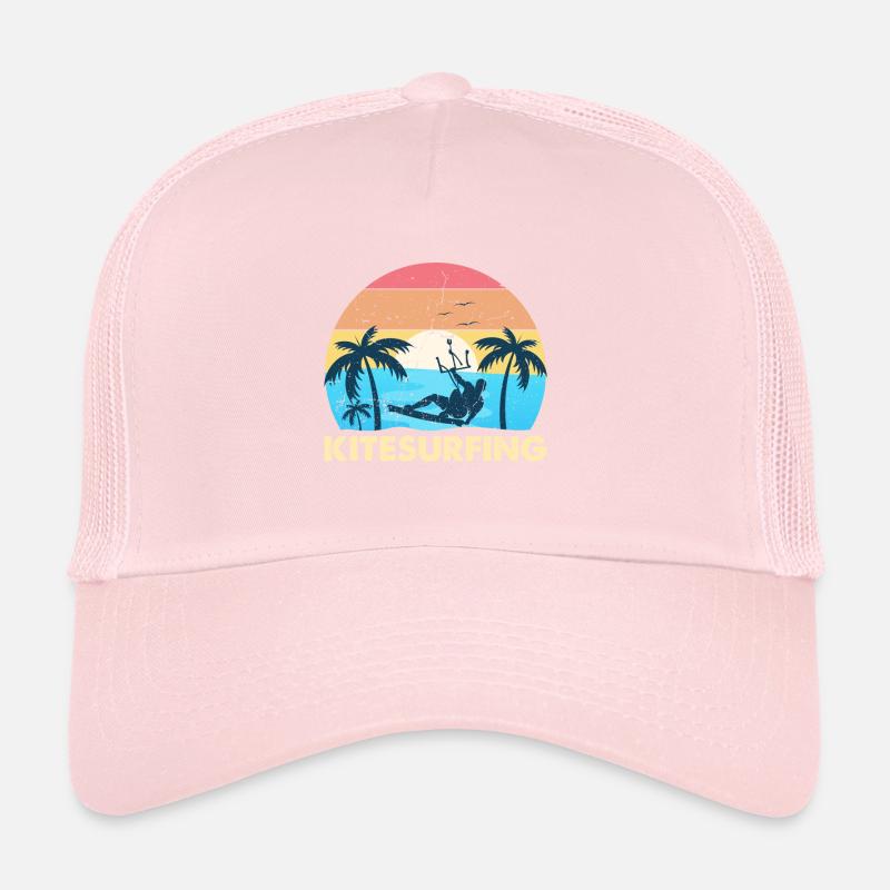 Kite Kiteboarding Kitesurfer Gift Trucker Cap