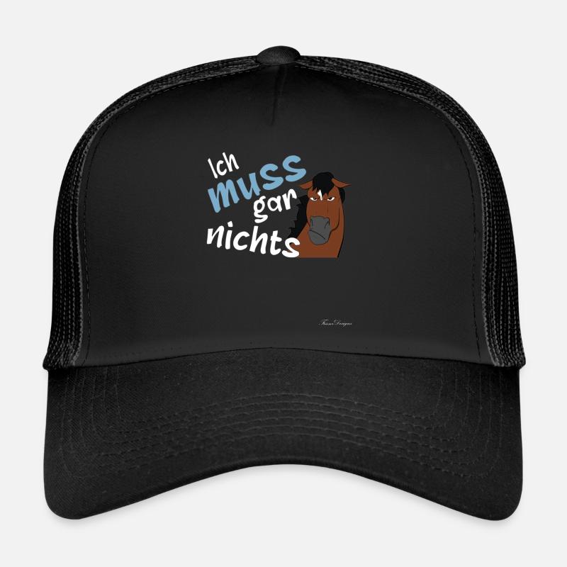 Pferd Araber muss gar nichts Trucker Cap