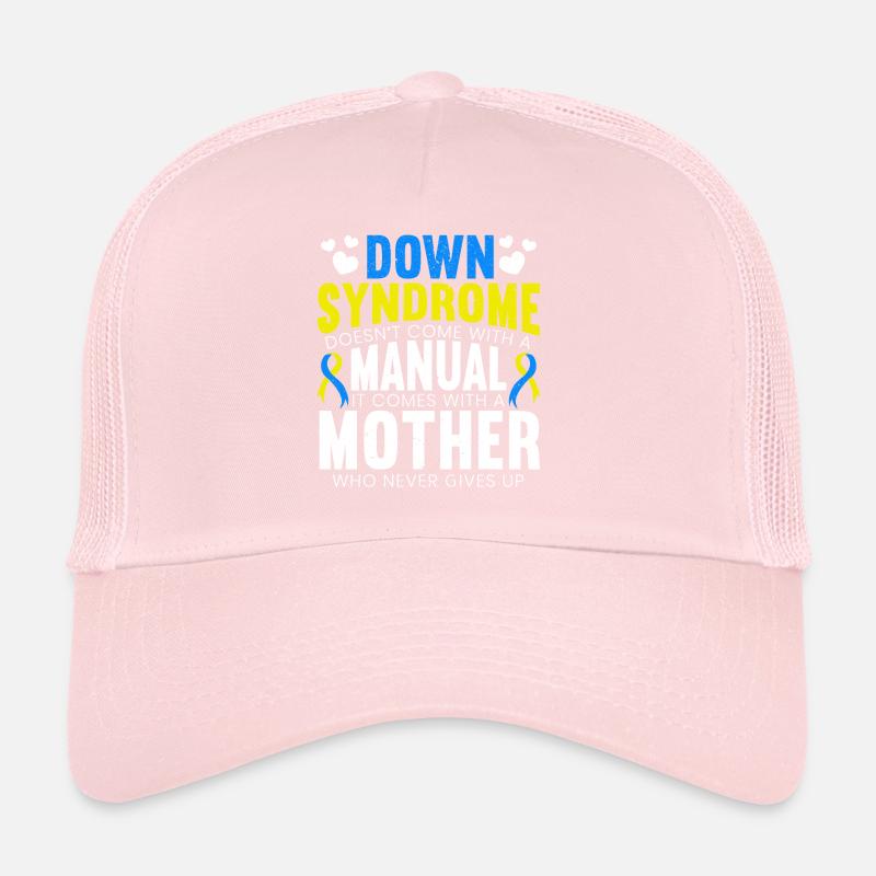 Syndrome de Down Ne viens pas Avec Un Guide Casquette trucker 