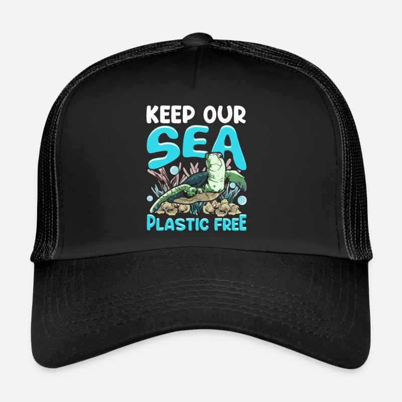 Save The Sea Turtles - Trucker Cap - black/black