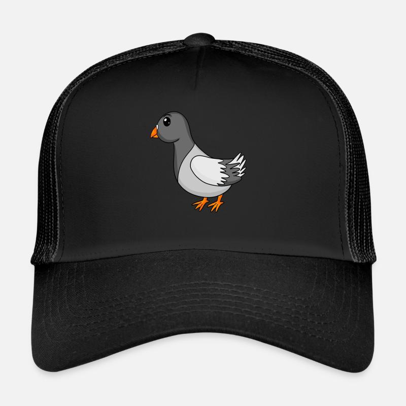 Taube - Trucker Cap - Schwarz/Schwarz