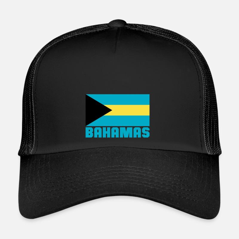 Bahamas - Trucker Cap - Schwarz/Schwarz