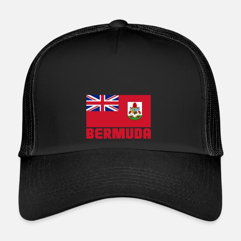 Bermuda - Trucker Cap - Schwarz/Schwarz