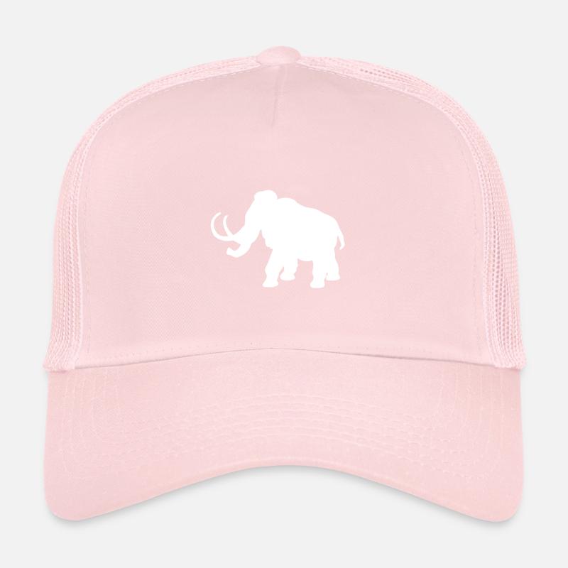 Mammouth silhouette âge de pierre Casquette trucker 