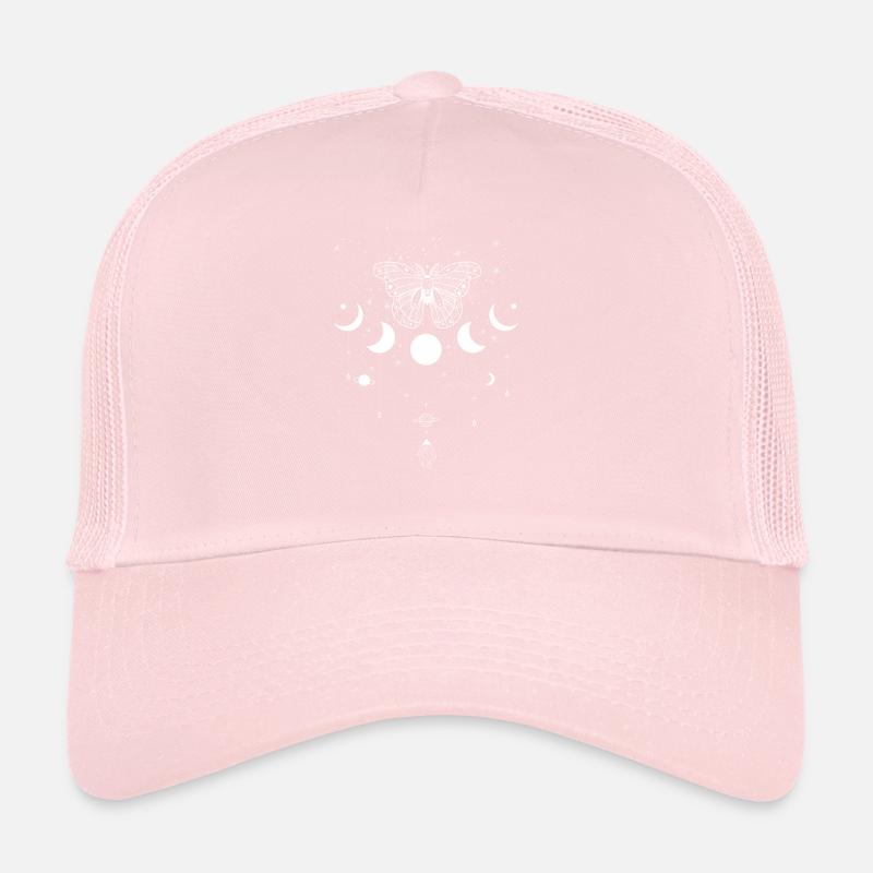 Boho Papillon vintage dans le ciel nocturne Casquette trucker 